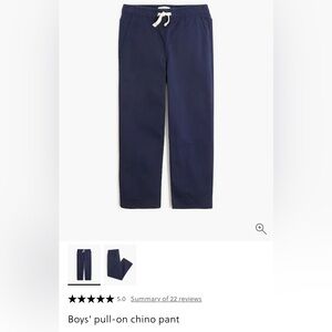 J. Crew Crewcuts Chino Navy 4T NWOT